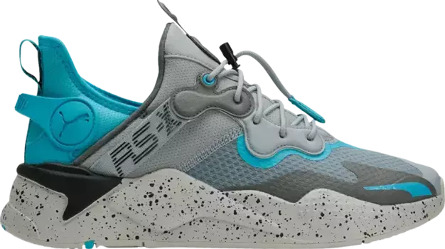 Кроссовки Puma RS-X T3CH TR3K Quarry Scuba Blue Speckled, серый