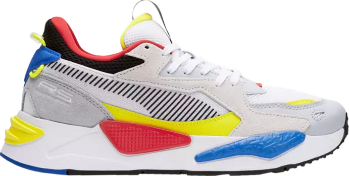 Кроссовки Puma RS-Z White Glacial Blue Yellow, белый