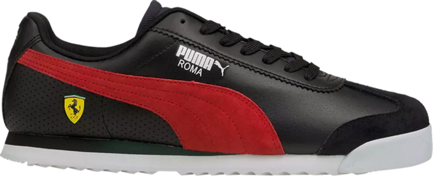 Кроссовки Puma Scuderia Ferrari x Roma Black Rosso Corsa, черный