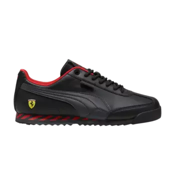 Кроссовки Puma Scuderia Ferrari x Roma Via 'Black Rosso Corsa', черный