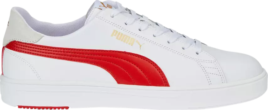 Кроссовки Puma Serve Pro Lite White High Risk Red, белый