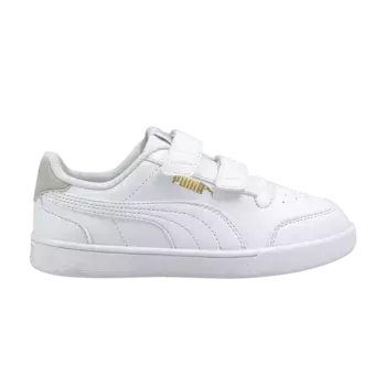 Кроссовки Puma Shuffle Velcro Little Kid White Grey Violet, белый