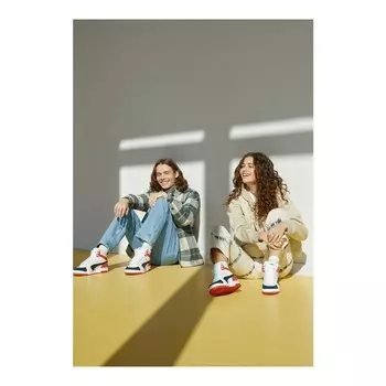 Кроссовки Puma Slipstream Mid Heritage Unisex, white/black/high rise red