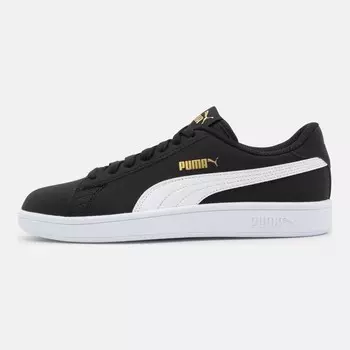 Кроссовки Puma Smash Buck Unisex, black/white/team gold