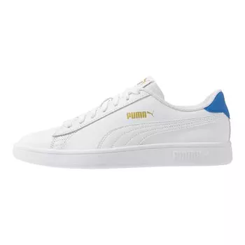 Кроссовки Puma Smash Unisex, white/palace blue/team gold