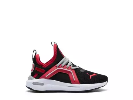 Кроссовки Puma SoftRide Enzo 5 — детские, черные/белые/красные