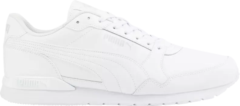 Кроссовки Puma ST Runner v3 Leather White Grey Violet, белый