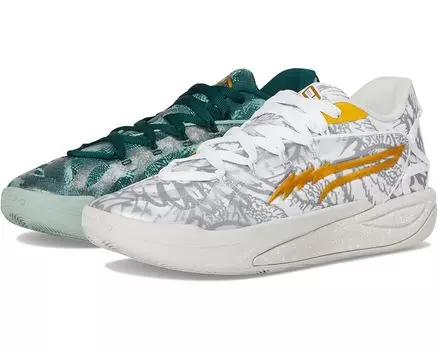Кроссовки PUMA Stewie Harry Potter Basketball Shoes, цвет White/Green Terrain
