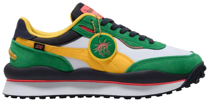 Кроссовки Puma Style Rider 'NYC Flagship', зеленый