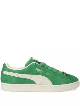 Кроссовки PUMA Suede Fat Lace, зеленый