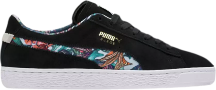 Кроссовки Puma Suede Garden Floral, черный