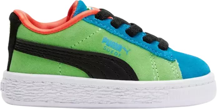 Кроссовки Puma Suede Infant Water Fight, зеленый