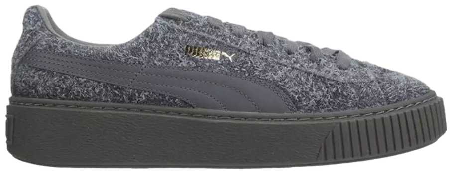 Кроссовки Puma Suede Platform 'Elemental - Steel Grey', серый