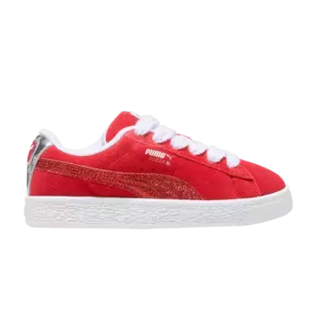 Кроссовки Puma Suede XL Little Kid Holiday Glitz, красный