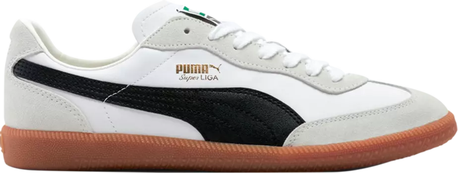 Кроссовки Puma Super Liga OG Retro White Black, белый