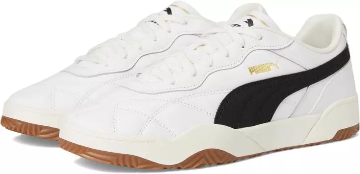 Кроссовки PUMA Tifosi Lux Shoes, цвет Puma White/Puma Black/Gum