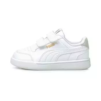 Кроссовки PUMA Toddler Shuffle V, цвет white/white/gray violet/team gold