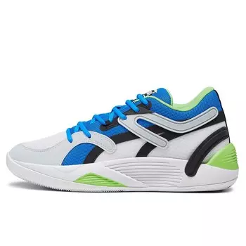 Кроссовки Puma TRC Blaze Court Basketball, белый/черный/синий/зеленый