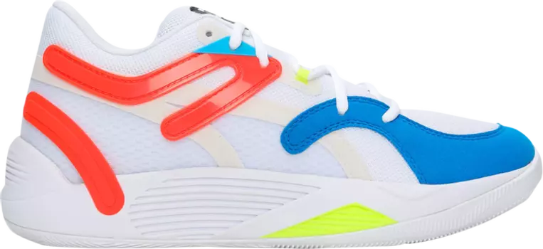 Кроссовки Puma TRC Blaze Court White Cherry Tomato, белый