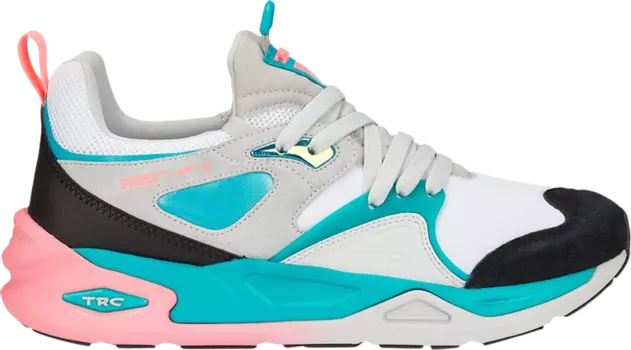 Кроссовки Puma TRC Blaze Shark White Aqua Pink, белый