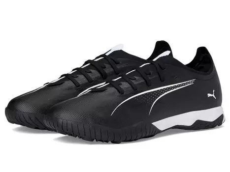 Кроссовки PUMA Ultra 5 Match Turf Trainer Soccer Cleats, цвет Puma Black-Puma White