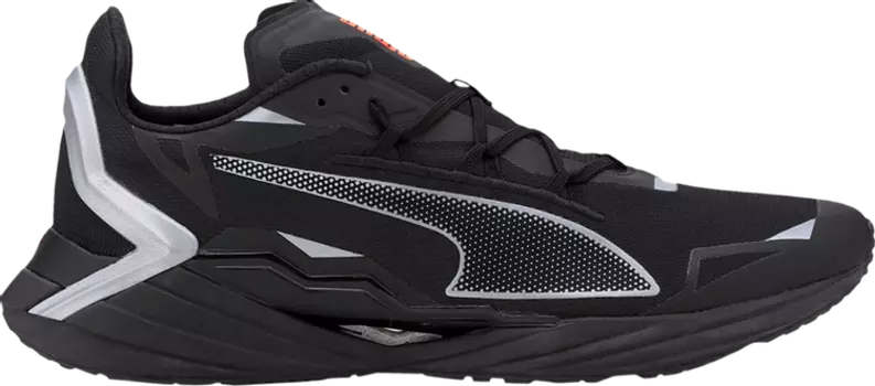 Кроссовки Puma UltraRide Runner ID Black Metallic Silver, черный