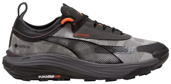 Кроссовки Puma Voyage Nitro 3 GORE-TEX 'Dark Coal Flame Flicker', серый