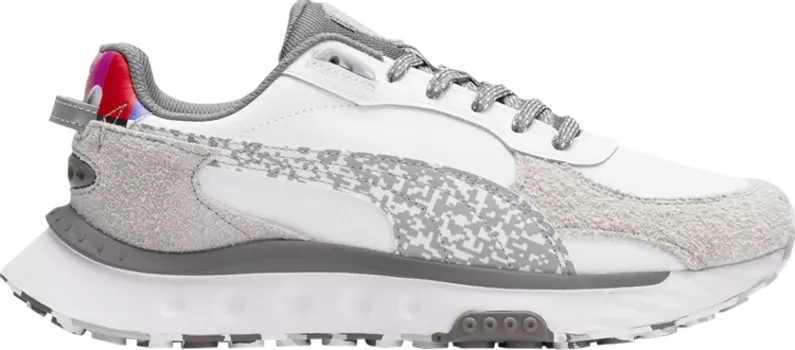 Кроссовки Puma Wild Rider White Noise, белый