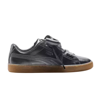 Кроссовки Puma Wmns Basket Heart Luxe 'Quiet Shade', серый