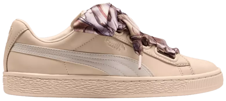 Кроссовки Puma Wmns Basket 'Heart Mimicry', кремовый