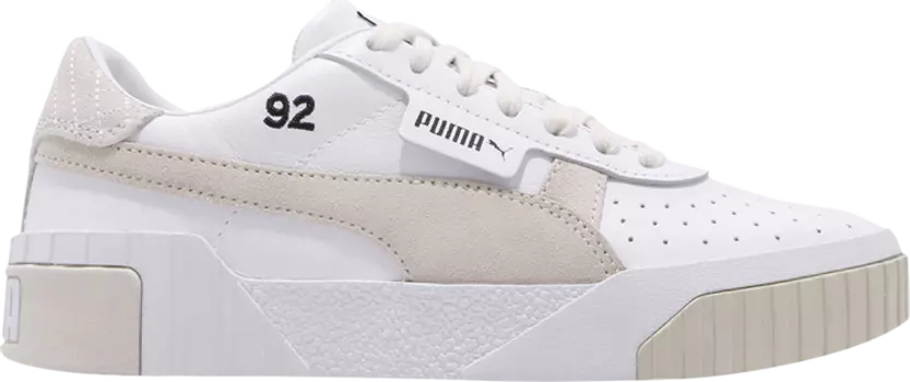 Кроссовки Puma Wmns Cali Leather Suede x SG Silver Gray, белый