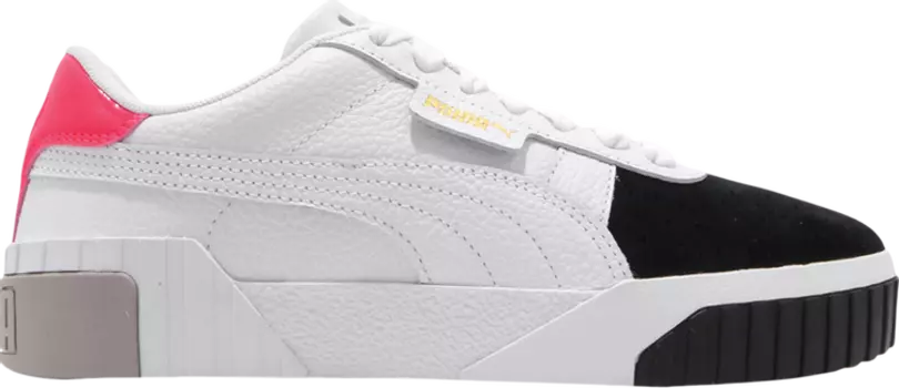Кроссовки Puma Wmns Cali Remix White Black, белый