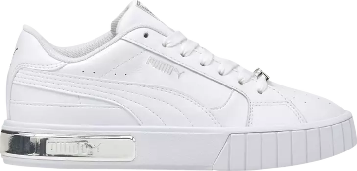 Кроссовки Puma Wmns Cali Star Metallic - White Silver, белый