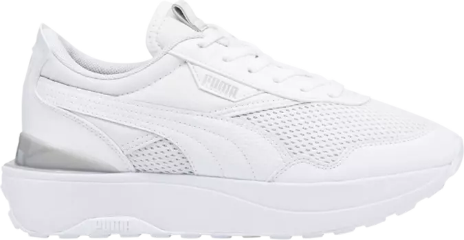 Кроссовки Puma Wmns Cruise Rider Re:Style Triple White, белый