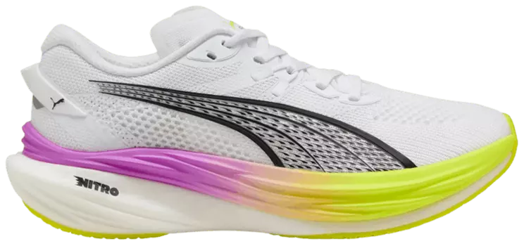 Кроссовки Puma Wmns Deviate Nitro 3 'White Pure Magenta', белый