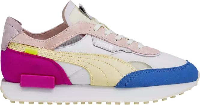 Кроссовки Puma Wmns Future Rider Cut-Out White Anise Flower, белый