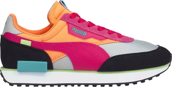 Кроссовки Puma Wmns Future Rider Soft Grey Violet Beetroot Purple, серый
