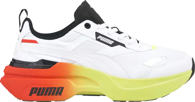 Кроссовки Puma Wmns Kosmo Rider Gradient - White Fizzy Yellow, белый