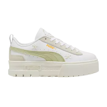 Кроссовки Puma Wmns Mayze 'Floral Embroidery - White Pistachio Green', белый