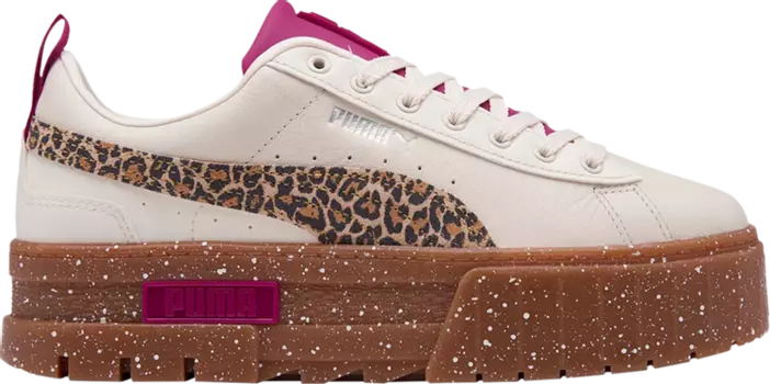 Кроссовки Puma Wmns Mayze Natural Lux - Leopard, белый