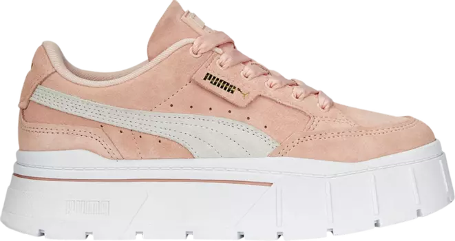 Кроссовки Puma Wmns Mayze Stack Suede Rose Dust, розовый