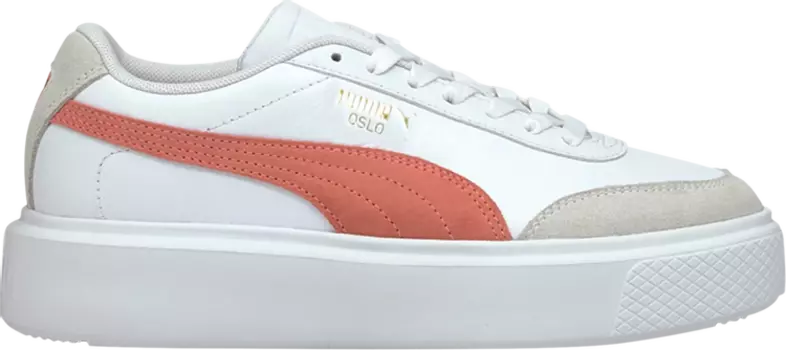 Кроссовки Puma Wmns Oslo Maja Archive White Elektro Peach, белый