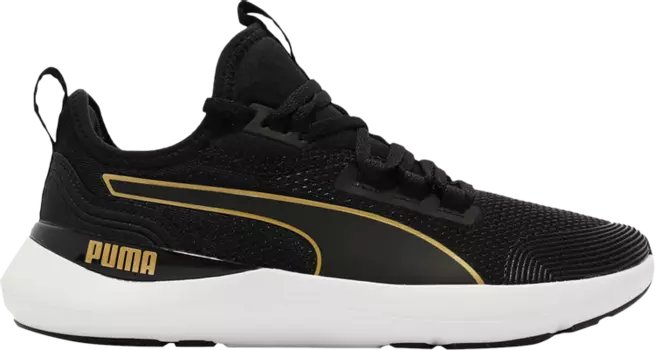 Кроссовки Puma Wmns Pure XT Moto Black Team Gold, черный