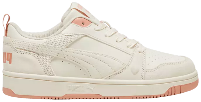 Кроссовки Puma Wmns Rebound V6 Low 'Coquette - Alpine Snow Deeva Peach', кремовый