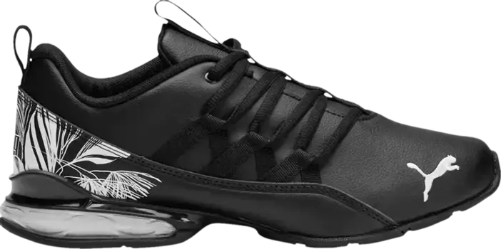 Кроссовки Puma Wmns Riaze Prowl Palm - Black White, черный
