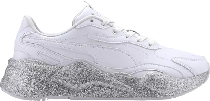 Кроссовки Puma Wmns RS-X3 Glitz White Silver, белый