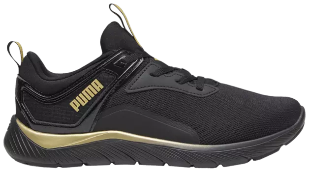Кроссовки Puma Wmns Softride Remi 'Molten Metal - Black Gold', черный