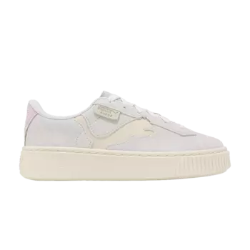 Кроссовки Puma Wmns Suede Platform 'Cutout - Silver Mist Grape', серый