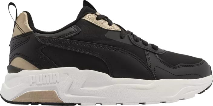 Кроссовки Puma Wmns Trinity Lite Metallic - Black Gold, черный