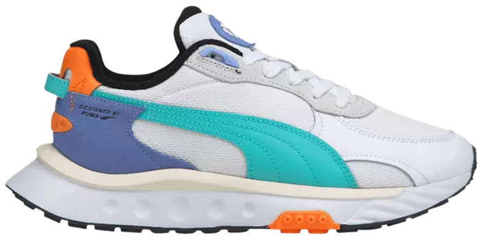 Кроссовки Puma Wmns Wild Rider NRG 'White Elektro Aqua', белый